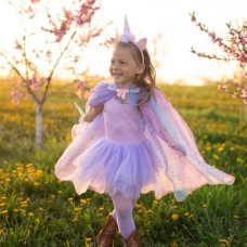 Rainbow Unicorn Cape & Headband - Size 4-6